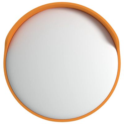 vidaXL Specchio per Traffico Convesso Arancione Ø30cm in Policarbonato