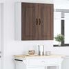 vidaXL Mobile da cucina Kalmar Rovere Marrone 80 x 31 x 80 cm
