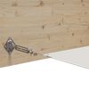 vidaXL Paravento Verticale Bianco 60x1200 cm Tessuto Oxford
