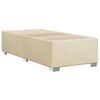 vidaXL Giroletto senza Materasso Crema 90x200 cm in Tessuto