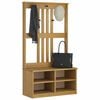 vidaXL Albero da Ingresso SANDNES 87x40x159,5 cm in Legno di Pino