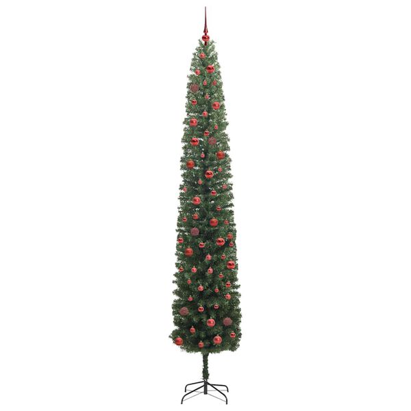 vidaXL Albero di Natale artificiale con 300 LED Verde 270 cm