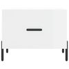 vidaXL Tavolino da Salotto Bianco Lucido 50x50x40 cm Legno Multistrato
