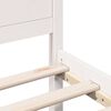 vidaXL Struttura del letto Bianco 150 x 200 cm Legno massello di pino