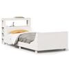 vidaXL Letto senza Materasso Bianco 90x200 cm Legno Massello di Pino