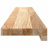 vidaXL Davanzali 2 pz Non Trattati 110x15x2cm Legno Massello di Rovere