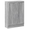vidaXL Libreria Grigio Sonoma 82,5x30,5x115 cm in Legno Multistrato