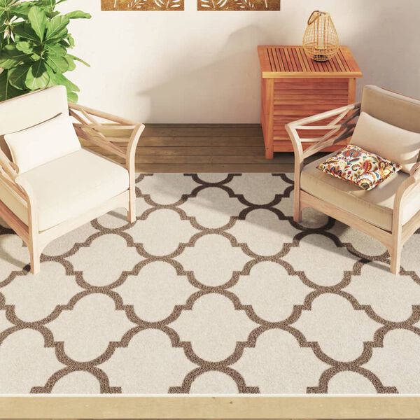 vidaXL Tappeto a Pelo Corto Multicolore 160x230 cm Interni/Esterni