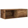 vidaXL Mobili Porta TV 2 pz Legno Antico 80x31x25,5 cm in Truciolato