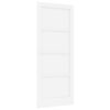 vidaXL Porta Interna 86 x 211 cm Legno compensato Bianco