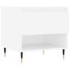 vidaXL Tavolino da Salotto Bianco 50x46x50 cm in Legno Multistrato