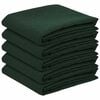 vidaXL Tovaglia da Tavolo 5 pz Quadrato Verde Scuro 90 x 90 cm