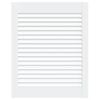 vidaXL Anta a Lamelle Bianca 61,5x49,4 cm in Legno di Pino