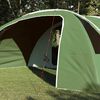 vidaXL Tenda Tunnel per 6 Persone Verde e Bianco 700 x 590 x 215 cm