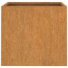 vidaXL Fioriere 2 pz 49x47x46 cm Acciaio Corten