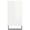 vidaXL Credenza Bianco Lucido 103,5x35x70 cm in Legno Multistrato
