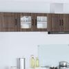 vidaXL Mobile da cucina con lo scaffale Rovere Marrone 80 x 31 x 40 cm