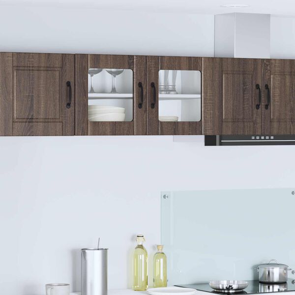 vidaXL Mobile da cucina con lo scaffale Rovere Marrone 80 x 31 x 40 cm