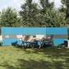 vidaXL Frangivento da Campeggio Blu 490x123 cm Impermeabile