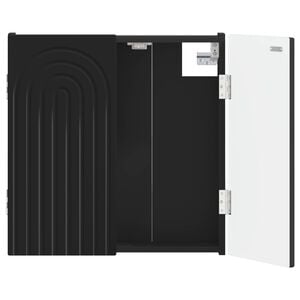 vidaXL Armadio per Dartboard ALKMAAR Nero 52,5 x 10,5 x 53,5 cm