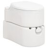 vidaXL Toilette Integrata da Campeggio Bianca 24+17 L HDPE e Smalto