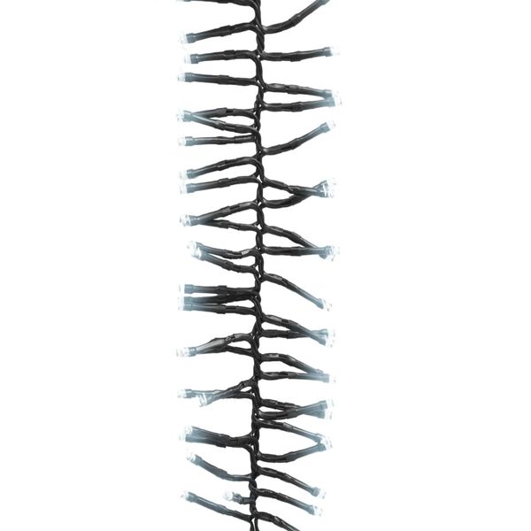 vidaXL Gruppo Stringa LED con 2000 Luci LED Bianco Freddo 17 m in PVC