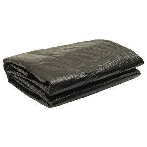 vidaXL Copertura per Piscina Nera 210 cm PE