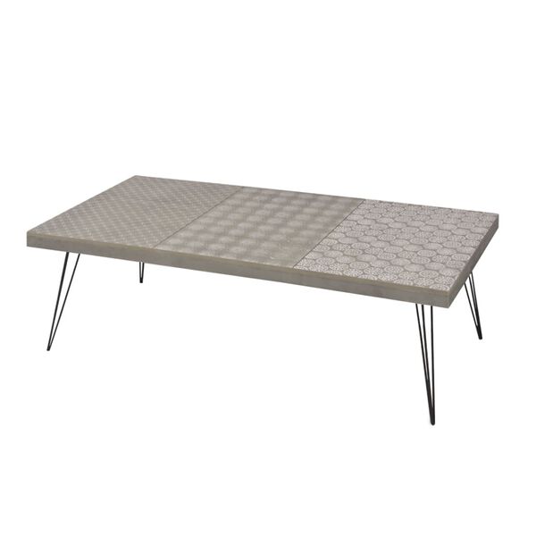 vidaXL Tavolino da Salotto 120x60x38 cm Grigio