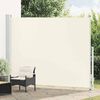 vidaXL Tenda Laterale Retrattile per Patio 220x300 cm Crema