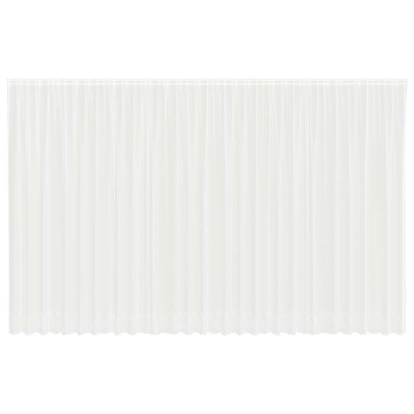 vidaXL Tenda in Pizzo con tende Bianco 300 x 750 cm Poliestere