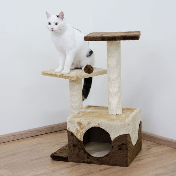 Kerbl Palo Tiragraffi per Gatti Saphir 70 cm Marrone e Beige