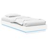 vidaXL Letto con LED Bianco 80 x 200 cm Legno ingegnerizzato