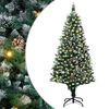 vidaXL Albero di Natale artificiale con 300 LED Verde 180 cm