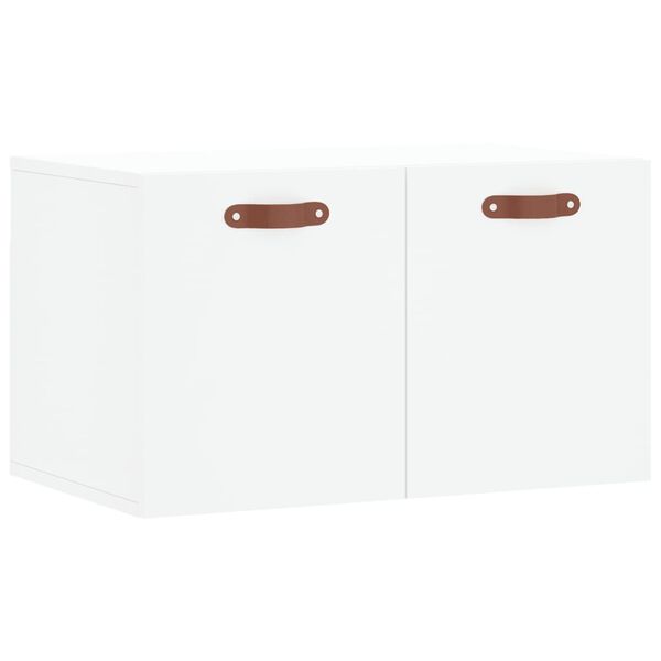 vidaXL Mobile a Parete Bianco 60x36,5x35 cm in Legno Multistrato