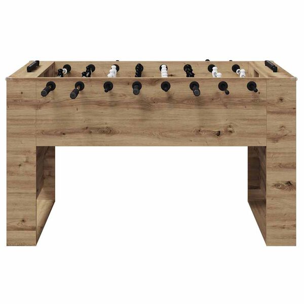 vidaXL Tavolo da Foosball Rovere Artigianale 146,5 x 74 x 85 cm