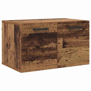 vidaXL Mobiletto a muro Legno vecchio 60 x 36,5 x 35 cm