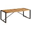 vidaXL Tavolo da Pranzo 220x100x75 cm in Legno Massello di Mango