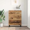 vidaXL Credenza con cassetto Legno vecchio 69,5 x 34 x 90 cm