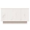 vidaXL Tavolino da Salotto Bianco 55x56x32 cm Legno Massello di Pino