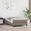 vidaXL Materasso a Molle Insacchettate Rigidit&agrave; Media Grigio Tortora 100x200x20 cm