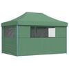 vidaXL Tenda Party Verde 279 x 410 x 315 cm Tessuto Oxford
