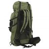vidaXL Zaino da Trekking Verde Militare 100 L in Tessuto Oxford