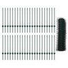 vidaXL Recinzione con Posto Verde 0,8 x 100 m Acciaio e PVC