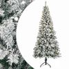 vidaXL Albero di Natale Artificiale con Rami Pieghevoli 180 cm 300 LED