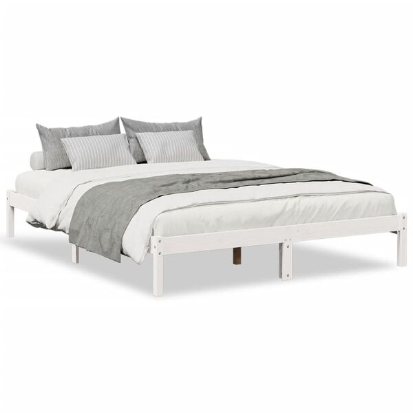 vidaXL Letto Extra Lungo senza Materasso 160x210 cm in Legno di Pino