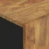 vidaXL Credenza con Cassetto 60x33x100 cm Legno Massello Mango e Ferro