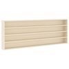 vidaXL Vetrina a muro A parete Beige 100 x 8,5 x 36 cm