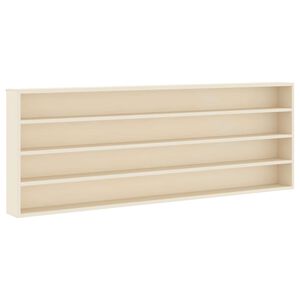 vidaXL Vetrina a muro A parete Beige 100 x 8,5 x 36 cm
