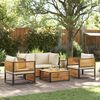 vidaXL Set Divano da Giardino 5 pz con Cuscini Legno Massello Acacia