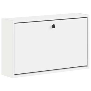 vidaXL Mobiletto per Scarpe da Muro BREDA 71 x 17 x 43 cm Bianco